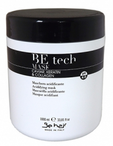 Be Hair Be Tech Mask Ph 4.0 -Maska Zakwaszająca z Kawiorem i Keratyną 1000ml