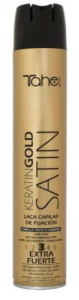 Tahe Keratin Gold Satin 3 - Lakier mocno utrwalający wo włosów suchych i zniszczonych 400ml