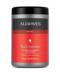 Allwaves Flash Meches Fire Red koloryzujący rozjaśniacz 250g