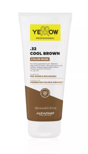 Yellow Professional Color Care, Pigment maska wzmacniająca kolor, ".32 chłodny brąz" 250ml 