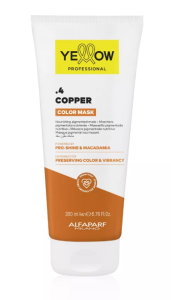 Yellow Professional Color Care, Pigment maska wzmacniająca kolor, ".4 miedziany" 250ml 
