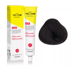 Yellow Professional Color Permanent -  Farba do włosów "4,1" 100ml 