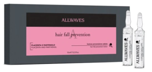 Allwaves Placenta Ampułki Zapobiegające Wypadaniu Włosów 12x10ml