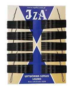 IZA wsuwki do włosów CZARNE  6cm 100 szt