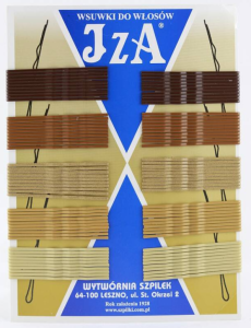 IZA wsuwki do włosów MIX BRĄZÓW  6cm 100 szt 
